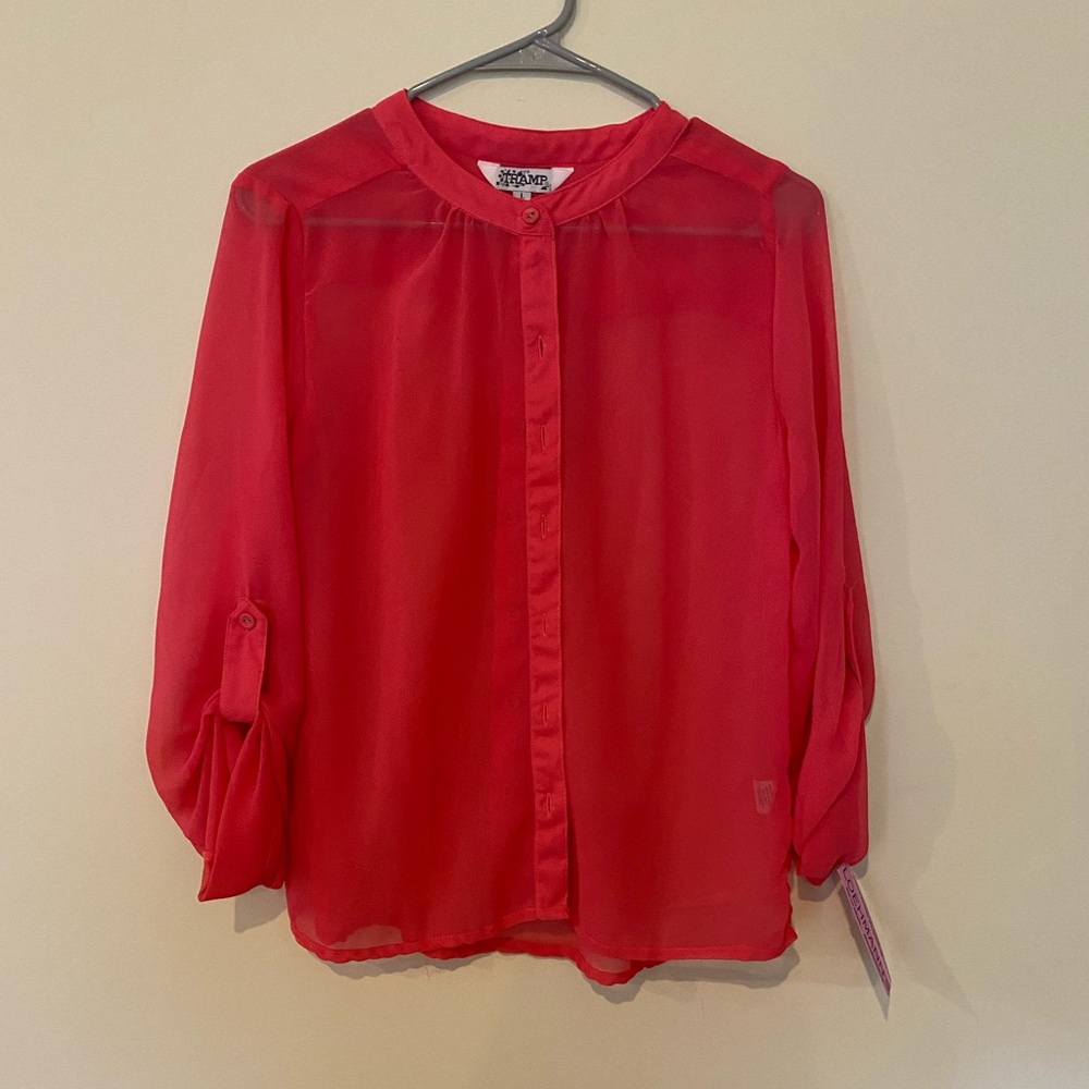 Tramp- Long Sleeve Pink Shirt